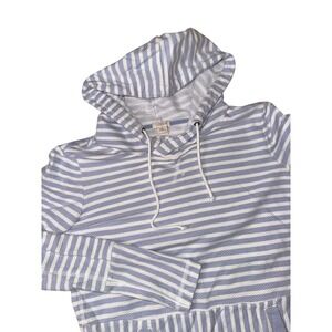 J. Crew Women's‎ XXS Striped Hoodie Drawstring Pullover Sweatshirt
